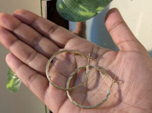 Twisted Hoop Earrings